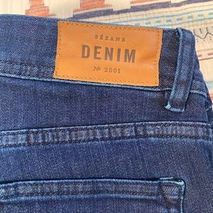 Sezane Denim No. 2001 blue skinny jeans